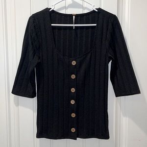 Free People Central Park top size L